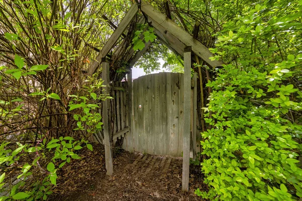 Cabana Madeira Dash Point State Park Tacoma Washington Eua — Fotografia de Stock