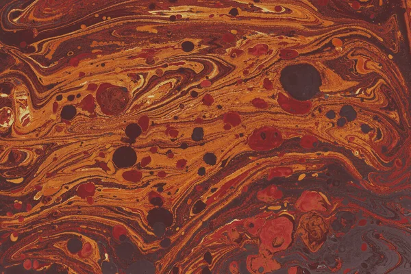 Abstrakcyjny Pomarańczowy Tło Malowane Tapety — Zdjęcie stockowe