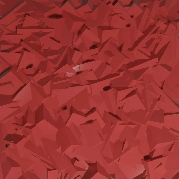 Тривимірне Відображення Червоної Абстрактної Ілюстрації — стокове фото