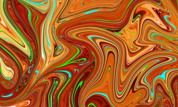 Colorful Fluid Abstract Texture Brown Tones — Stock Photo, Image