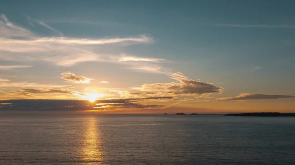 Stunning Sunrise Sea Cloudy Sky — Stock Photo, Image