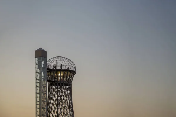 Torre Acqua Shukhovagainst Cielo Bukhara Uzbekistan — Foto Stock