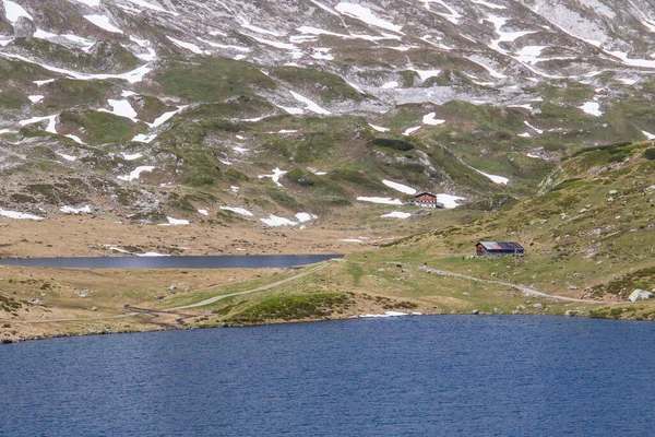 Alpské Jezero Horách Rakousku — Stock fotografie