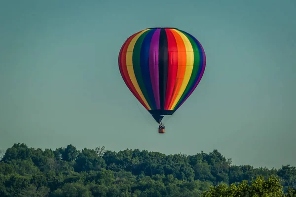 Egy Gyönyörű Felvétel Egy Hőlégballonról — Stock Fotó