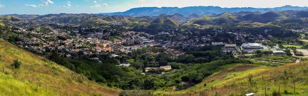 Una Ripresa Aerea Delle Case Del Villaggio Catturate Vassouras Rio — Foto Stock