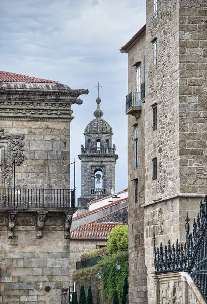 Santiago Compostela Székesegyház Bazilika Spanyolországban — Stock Fotó