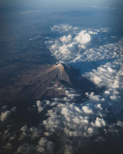 墨西哥Popocatepetl Stratovolcano鸟瞰图 — 图库照片