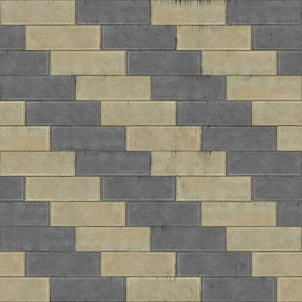 Gray Yellow Brick Wall Texture Background — Stock Photo, Image