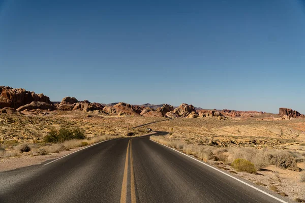 Une Route Dans Parc National Vallée Mort — Photo