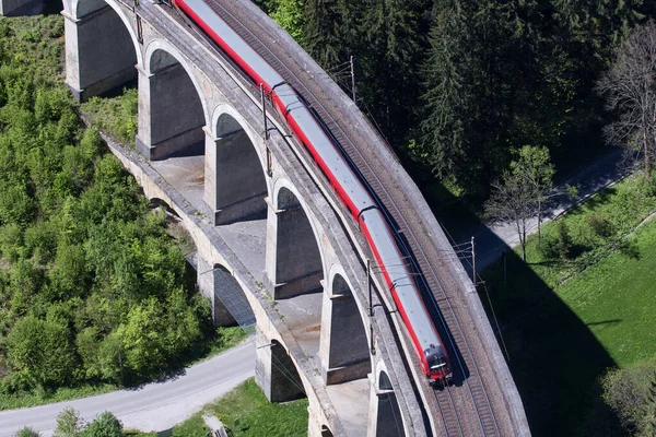 Histórico Puente Viaducto Del Tren Semmering Austria — Foto de Stock