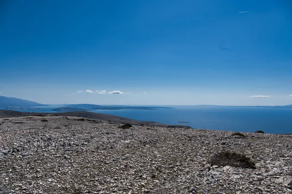 Vistas Montaña Isla Krk Croacia — Foto de Stock