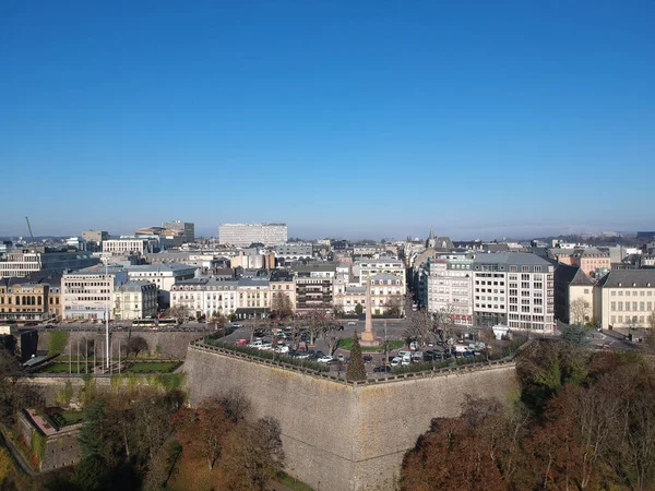 Vista Aérea Chemin Corniche Luxemburgo — Foto de Stock