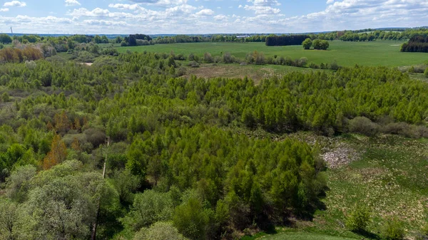 Αεροφωτογραφία Της Περιοχής Eifel Κοντά Στο Simmerath Γερμανία — Φωτογραφία Αρχείου