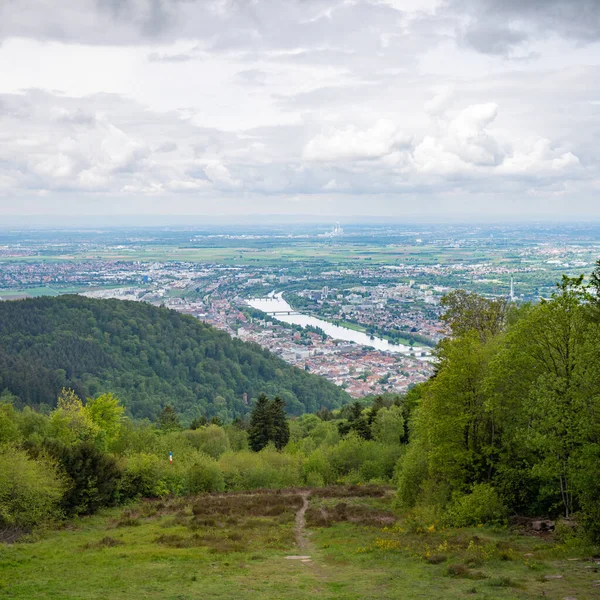 Hermosa Ciudad Heidelberg Alemania Durante Día — Foto de Stock