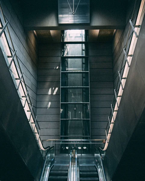 Vertical Shot Subway Copenhagen Denmark — Stock Photo, Image