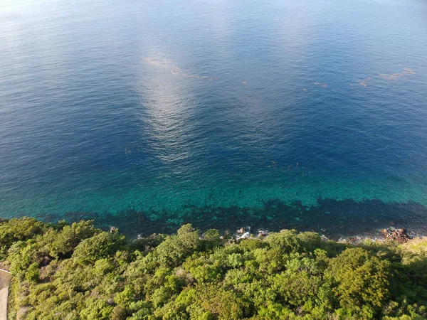 Αεροφωτογραφία Μιας Λίμνης Στο Λουξεμβούργο — Φωτογραφία Αρχείου