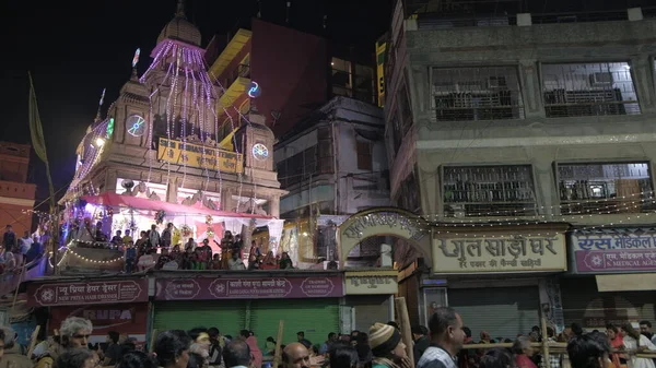 Vara India Marzec 2019 Modlitwy Rytualne Miasta Kaszi Najświętszego Dla — Zdjęcie stockowe