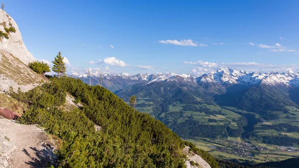 Idylická Krajina Horách Rakousku — Stock fotografie