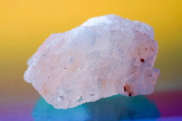 一张粉色喜马拉雅山岩石盐的特写照片 — 图库照片