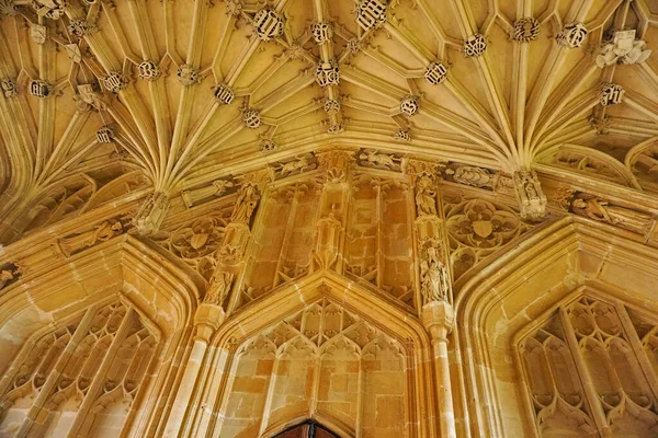 Oxford Förenade Kungariket Aug 2019 Takarkitekturen Inne Divinity School Oxford — Stockfoto