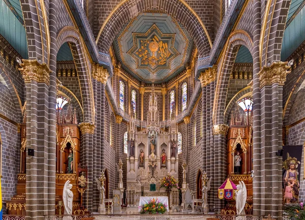 Interior Basílica Inmaculada Concepción Jardín Colombia — Foto de Stock