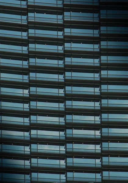 Uma Textura Parede Vidro Azul Arranha Céu Las Vegas Eua — Fotografia de Stock