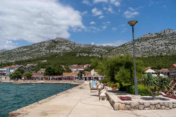 Stari Grad Croatia Temmuz 2021 Dağların Şehrin Denizin Güzel Manzarası — Stok fotoğraf
