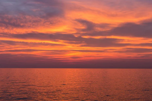 Colorido Atardecer Playa Croacia Europa — Foto de Stock