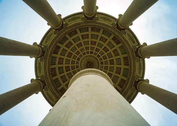 Monopteros Monumento Histórico Famoso Munichs Enflish Garden Baviera Alemanha — Fotografia de Stock