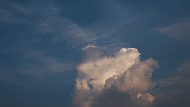 Nuvens Céu Vista Panorâmica — Vídeo de Stock