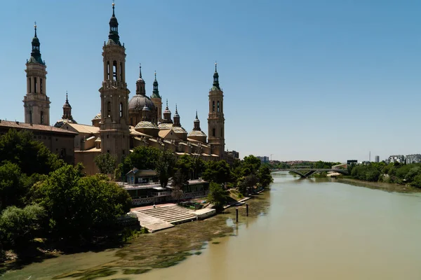 Catedral Basílica Nuestra Señora Del Pilar Zaragoza España — Foto de Stock