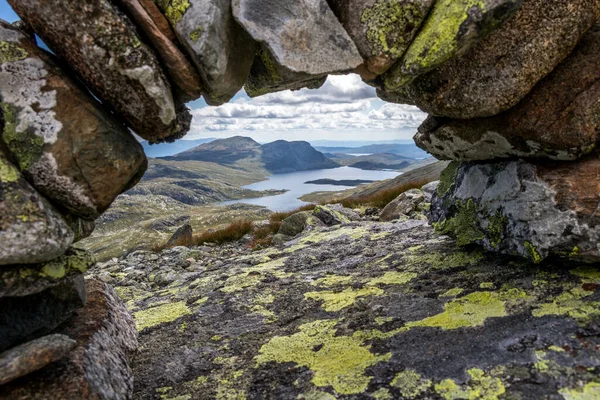 挪威Telemark的Gaustatoppen Rjukan — 图库照片