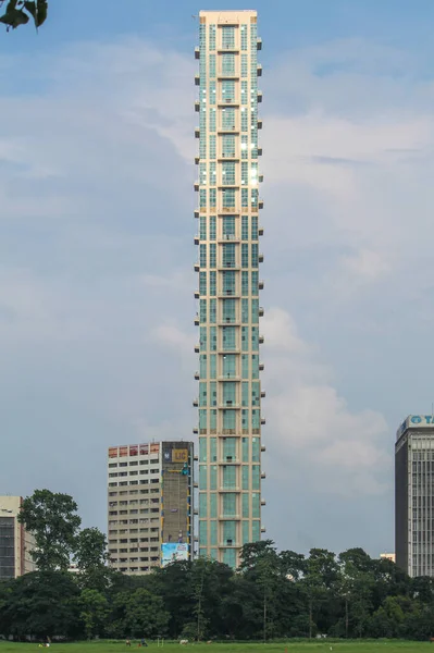 Kolkata Índia Julho 2021 Edifício Mais Alto Kolkata Parque Infantil — Fotografia de Stock