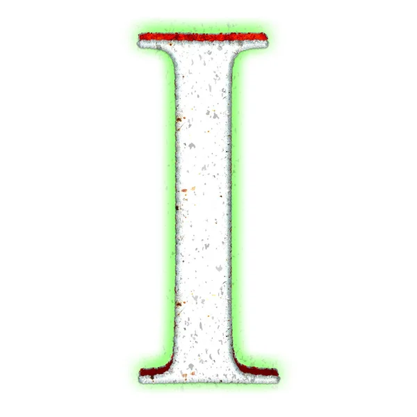 Alphabet Letter Design White Background — Stock Photo, Image