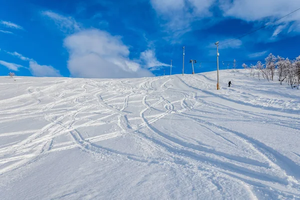 Una Hermosa Vista Estación Esquí Stryn Noruega — Foto de Stock