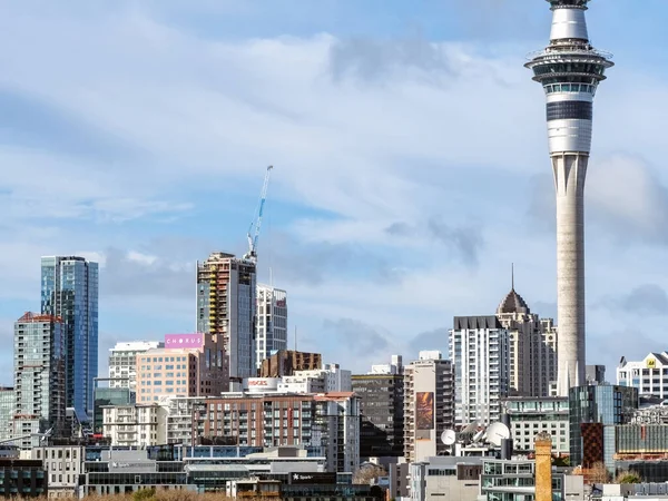 Auckland New Zealand Jun 2021 View Auckland City Skytower College — 图库照片