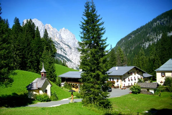 Uma Paisagem Parque Nacional Berchtesgaden Ramsau Alemanha — Fotografia de Stock