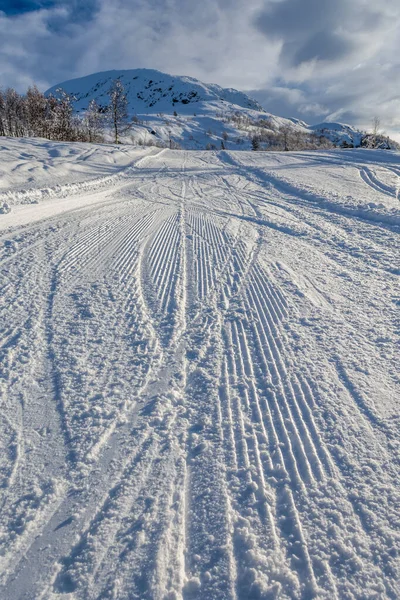 Vacker Utsikt Över Stryn Skidområde Norge — Stockfoto