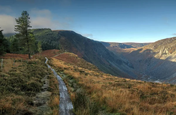 Eine Wunderschöne Abendlandschaft Irland Carrauntoohil Wicklow Glendalough — Stockfoto