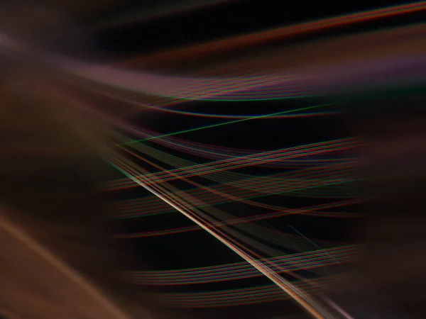 ダークブラウンのハイテクライトトレイルのレンダリング — ストック写真