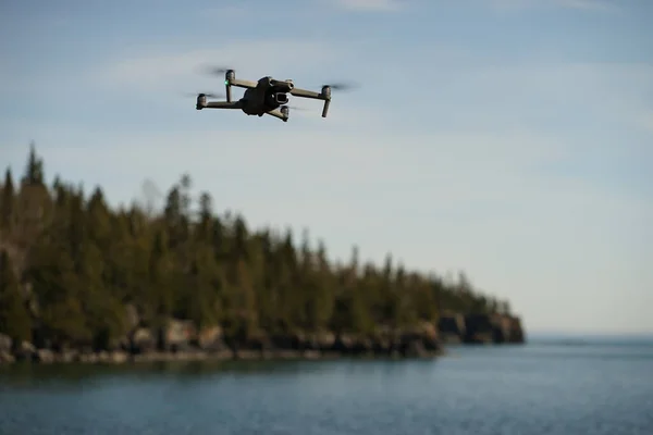 Thunderbay Canadá Mayo 2021 Una Fotografía Drones Dji Air Sobre —  Fotos de Stock