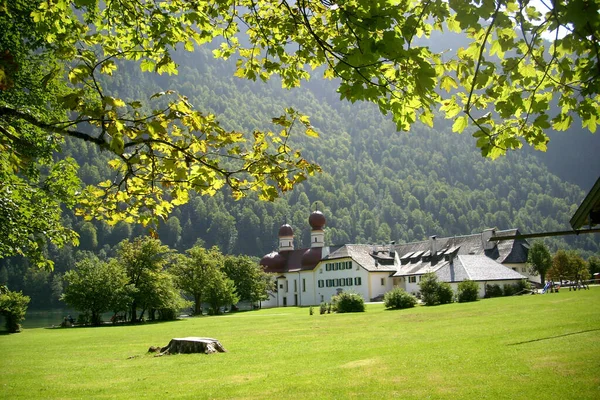 Táj Berchtesgaden Nemzeti Park Ramsau Németország — Stock Fotó