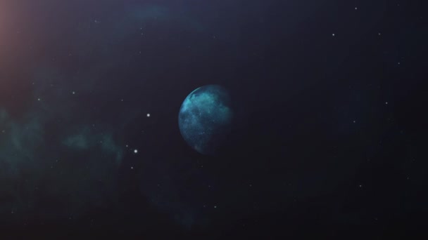 Abstraktní Pozadí Prostoru Vesmír Vnějším Hvězdném Poli Prvky Tohoto Snímku — Stock video