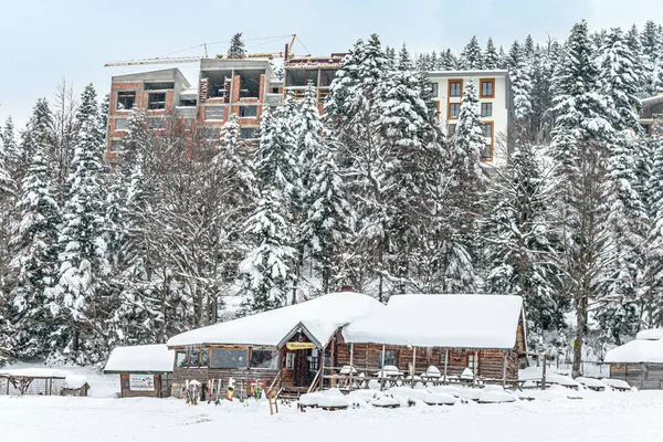 Bjeasnica Bosnia Herzegovina Marzo 2018 Planinska Kuca Bjeasnica Bosnia Herzegovina — Foto de Stock