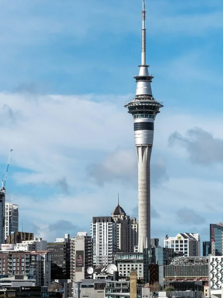 Auckland New Zealand Jun 2021 View Auckland City Skytower College — 图库照片