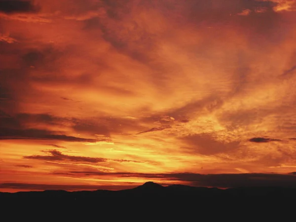 Cielo Nublado Atardecer — Foto de Stock