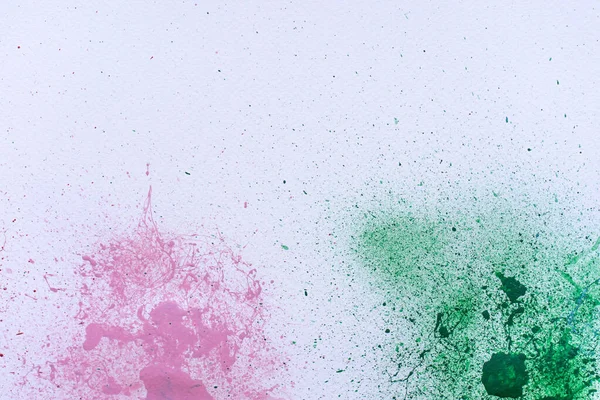 Een Achtergrond Met Groene Roze Spray Beschilderde Plekken Voor Wallpapers — Stockfoto