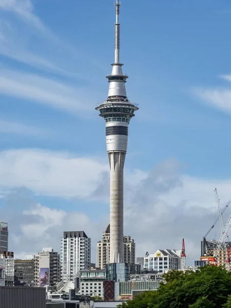 Auckland New Zealand Haziran 2021 College Hill Yolu Ndan Skytower — Stok fotoğraf