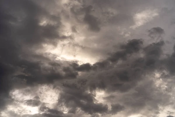 Sebuah Badai Abu Abu Mendung Langit — Stok Foto
