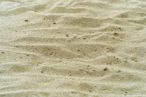 Eine Nahaufnahme Der Sandstruktur Strand — Stockfoto